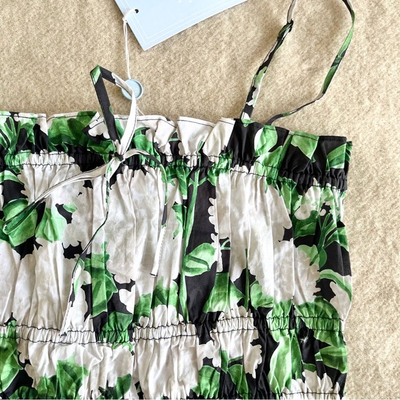 NWT Hill House Home the Scarlett Top in night bloom - Picture 6 of 9